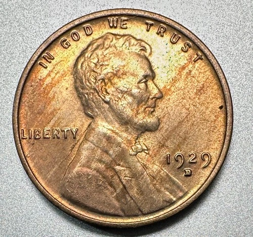1929-D   LINCOLN CENT   CHOICE BU  #1498