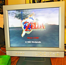 Vintage RARE Sony LMD-1410 LCD Monitor w/Stand - Works READ