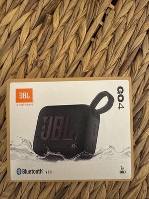 JBL GO4 Portable Wireless Speaker Bluetooth Waterproof Dust-proof IP67 Black NEW