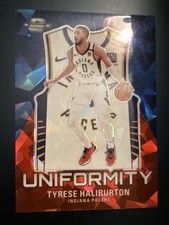 Panini Contenders Optic Uniformity Tyrese Haliburton #25 Red Cracked Ice /175 P…