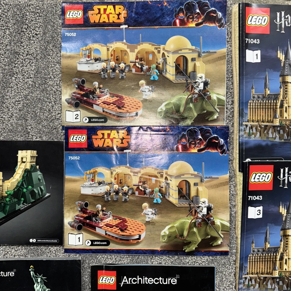 Lego Lote Manual de Construcción Harry Potter, Star Wars, Nintendo, Lego Architecture, Disney Foto 4 de 4