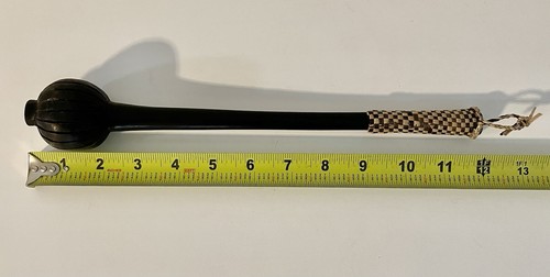 Vintage Fijian Throwing Club Hunting Fighting 12” South Pacific Tiki Decoration - Picture 5 of 5