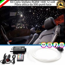 KIT CIELO STELLATO LED PER OPEL ANTARA RGBW 500 FIBRE OTTICHE 2 METRI MULTICOLOR