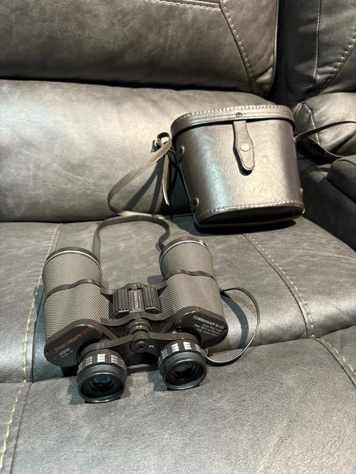 VINTAGE Binoculars Jason Empire Model 161 Commander 10X50  - Image 2 of 4