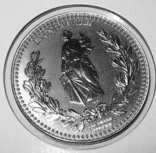 John Wick Continental Coin Silver Round 1 troy oz .999 Fine Silver