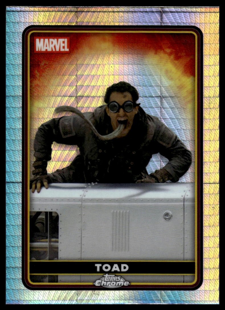 2025 Topps Chrome Marvel Deadpool Toad #40 Prism Refractor