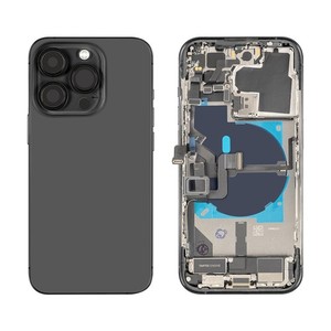 iPhone 14 Pro Gehäuse mit Backcover Space Schwarz Versand aus Deutschland