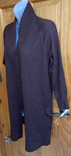 A New Day Open-Front Strickjacke Pullover Größe M Medium - dunkelbraun - NEU - Bild 5 von 12