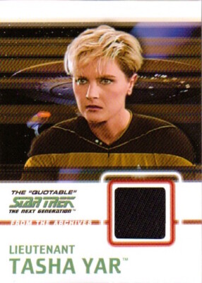 Zitat Star Trek The Next Generation TNG - KOSTÜM C8 Tasha Yar SCHWARZ