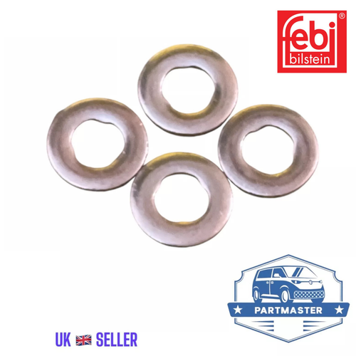 DIESEL FUEL INJECTOR SEAL NOZZLE COPPER WASHER FOR MERCEDES BENZ A-C-E-G-M CLASS - Picture 2 of 4