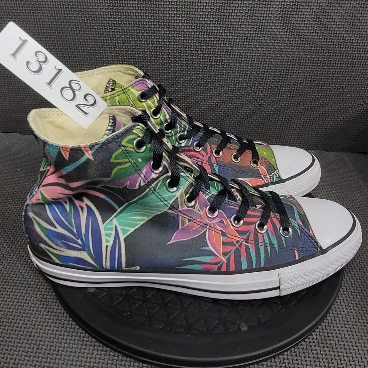Converse top tropical print