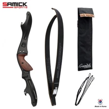 2025 New Samick 21" Discovery Machined CNC Riser Wood Carbon Bow Set