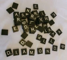 2008 Scrabble Diamond Edition Replacement Pieces/Tiles. You Pick.