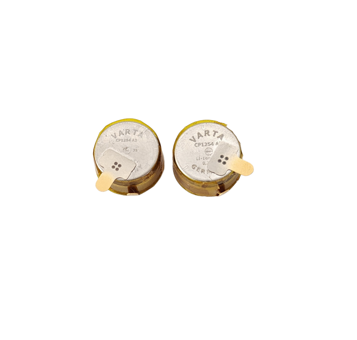 2 Batterie Ricaricabili Per Auricolari Wireless - Sostituzione Varta CP1254 A3, 60mAh 3.7V Li-Ion