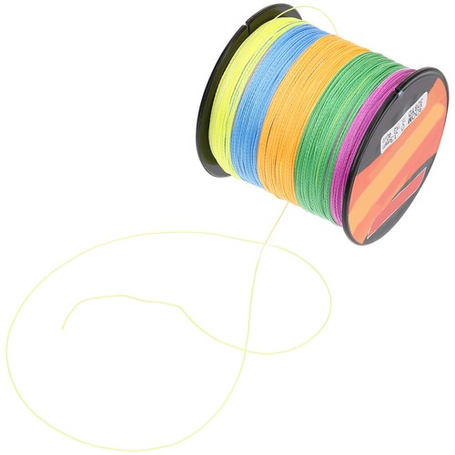 3 Rolls Ligne De Pêche Tressée Fil Résistant À L'usure En Plein Air