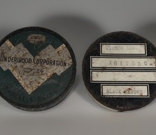 Typewriter Tin Vintage UNDERWOOD CORPORATION Progress Brand thumbnail