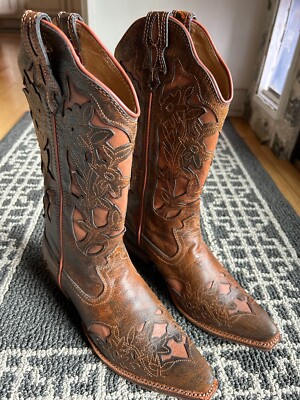 women genuine leather boots size 8 | eBay