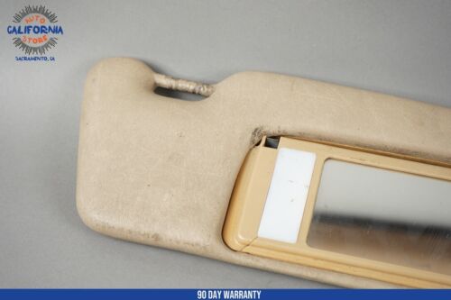 90-02 Mercedes R129 SL600 600SL Right Side Sun Visor Sunvisor Gray Stitched OEM - Picture 2 of 11