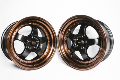 4X 18 Inch 5X120 HART Wheels HR99 Schwarz Matt Räder Passend Für BMW E39 E38 E60