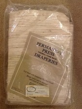 ONE PAIR THERMAL FOAM BACK DRAPERIES 50x45 IRREGULAR