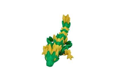 Multicolor Baby Gemstone Dragon Fidget Toy - 3D Printed Articulated Dragon