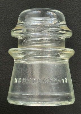 Hemingray 17 Vintage HEMINGRAY - 17 Clear Glass Insulator Made In U.S.A. 7 60 | eBay