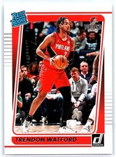 2021 Panini Chronicles NBA Donruss Rated Rookie RC #296 Trendon Watford BLAZERS