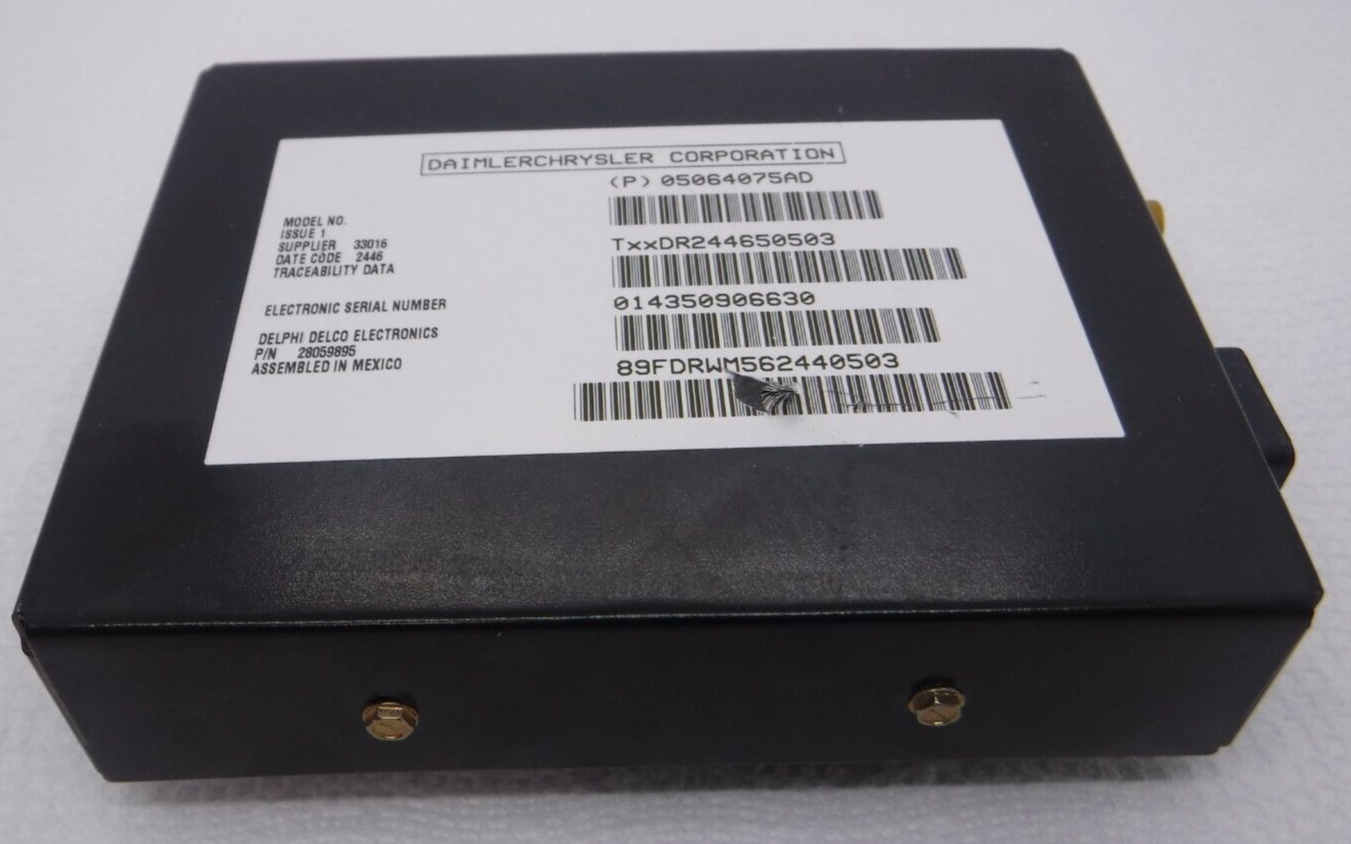 Chrysler Dodge Jeep Satellite Radio Receiver Module Assembly Mopar OE