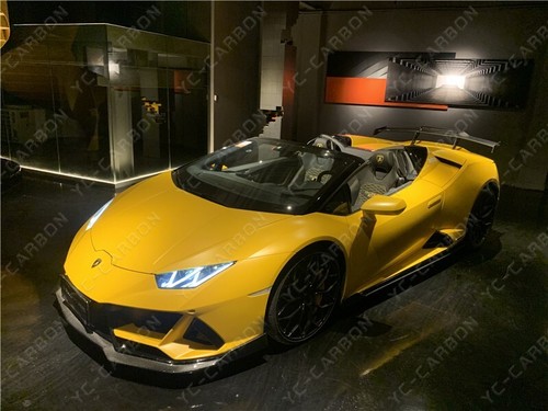 DCF Kit For 19-23 Lamborghini Huracan EVO & Spyder O*D Style Front Bumper Lip - Picture 23 of 24