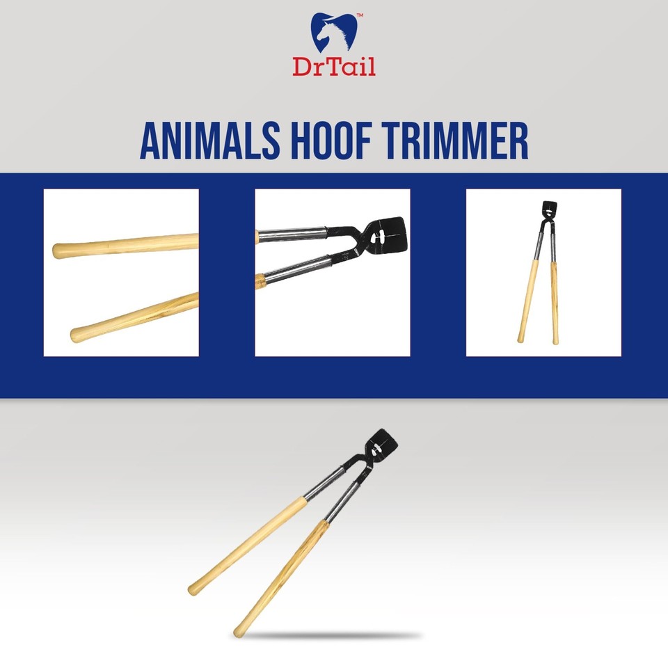 Heavy-Duty Hoof Trimmer – 34" Long, Chrome Vanadium Steel, For Horses & Livestock
