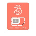 Three Cell Phone SIM Cards