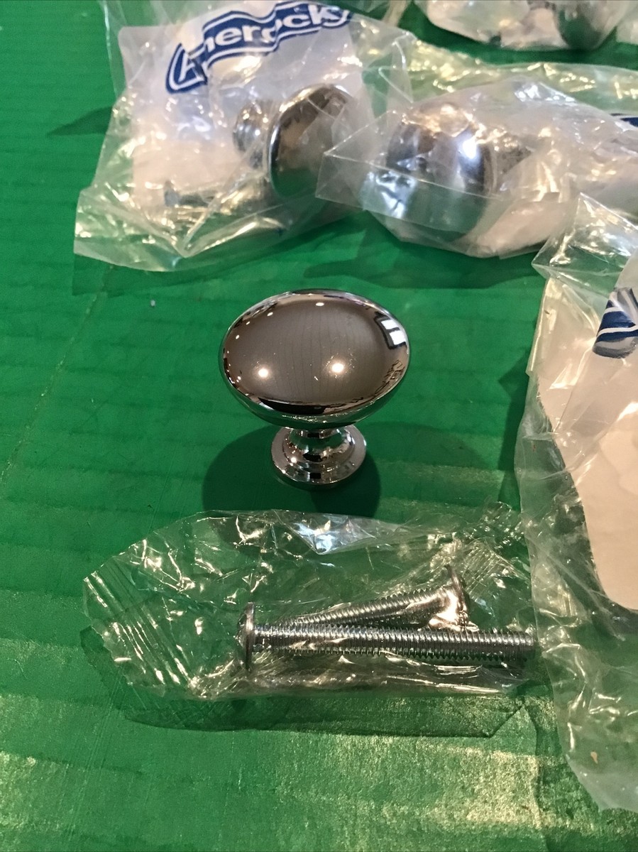 Amerock Garfield 1-3/16-in Polished Chrome Square Traditional Cabinet Knob 25 Pack