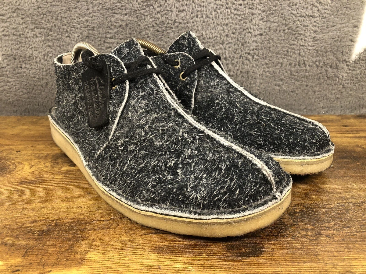 Clarks originals best sale desert trek black