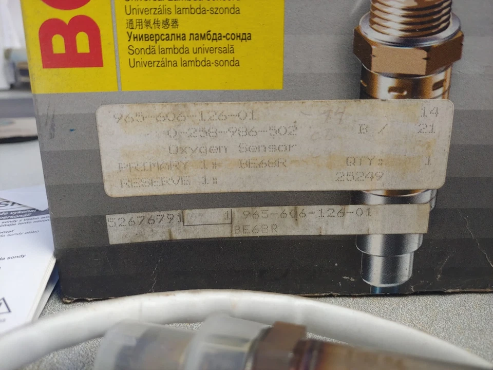 BRAND NEW GENUINE BOSCH PORSCHE 911 964 CARRERA OXYGEN SENSOR 0258986502 - Image 2 of 4