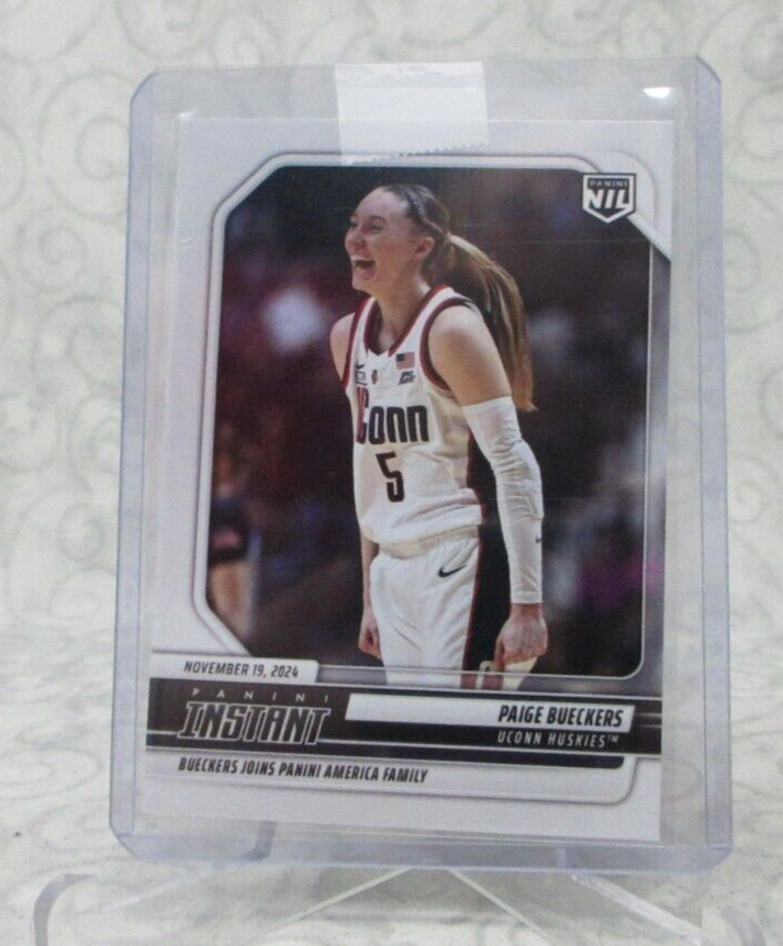 2024-25 Panini Instant NIL NCAA #49 / #PBA Paige Bueckers UConn 1st Panini Card