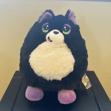 Misfittens Get Meowt! by Basic Fun Black Kitty Cat Stuffed Animal Toy 9" 2022