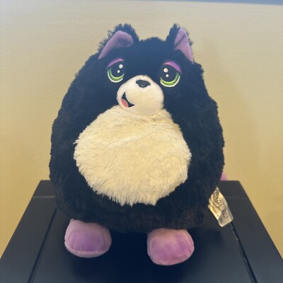 Misfittens Get Meowt! by Basic Fun Black Kitty Cat Stuffed Animal Toy 9'' 2022