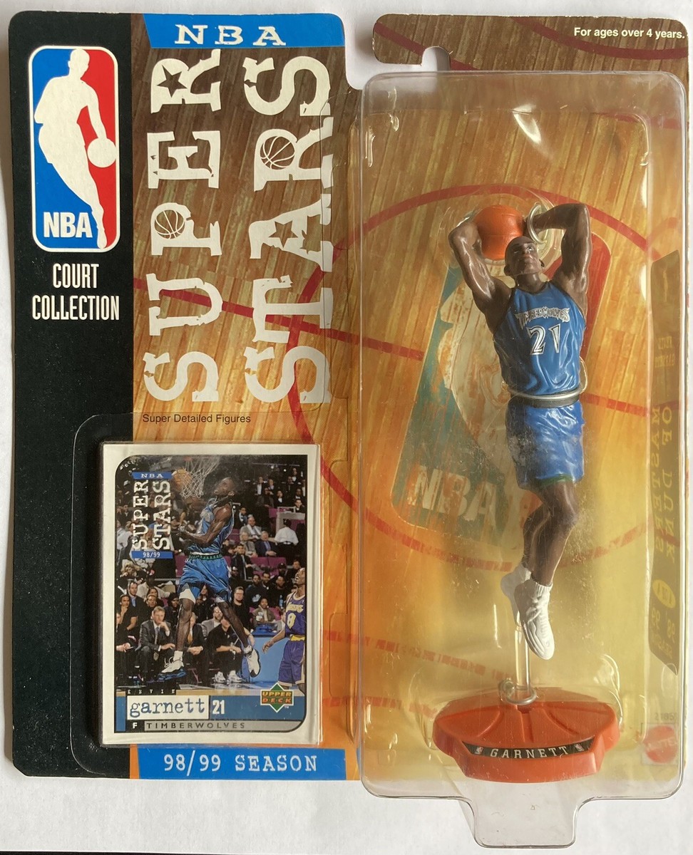 NBA Super Stars フィギュア 3体セット 98/99シーズン Mattel NBA Super Stars 98-99 Kevin Garnett Minnesota