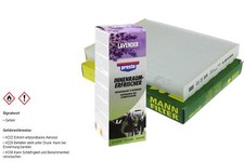 MANN Innenraum-Filter CU 21 009+Presto Klima Fresh Lavendel Duft für KIA Soul II