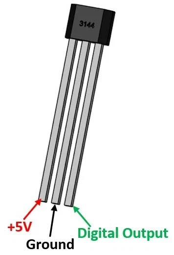 Interruptor sensor efecto Hall magnético 20 un. A3144 A3144E OH3144E A1044 | Envío a EE. UU. Foto 4 de 4