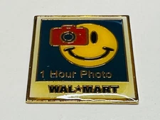 Walmart Wal-Mart Employee Associate Pin Vintage 1-Hour Photo Picture Department