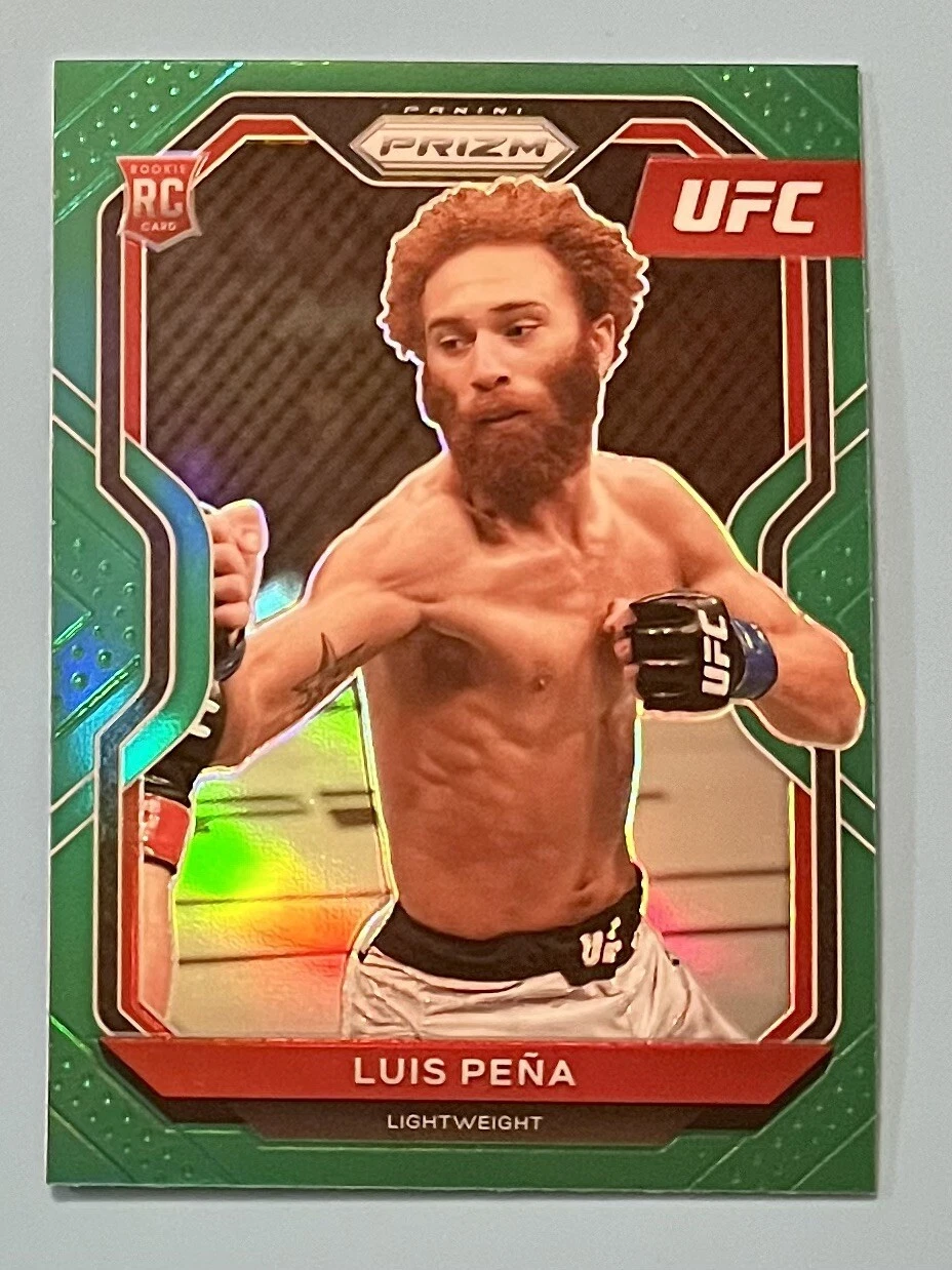 2021 Panini Prizm UFC LUIS PENA RC Rookie Green Prizm #27