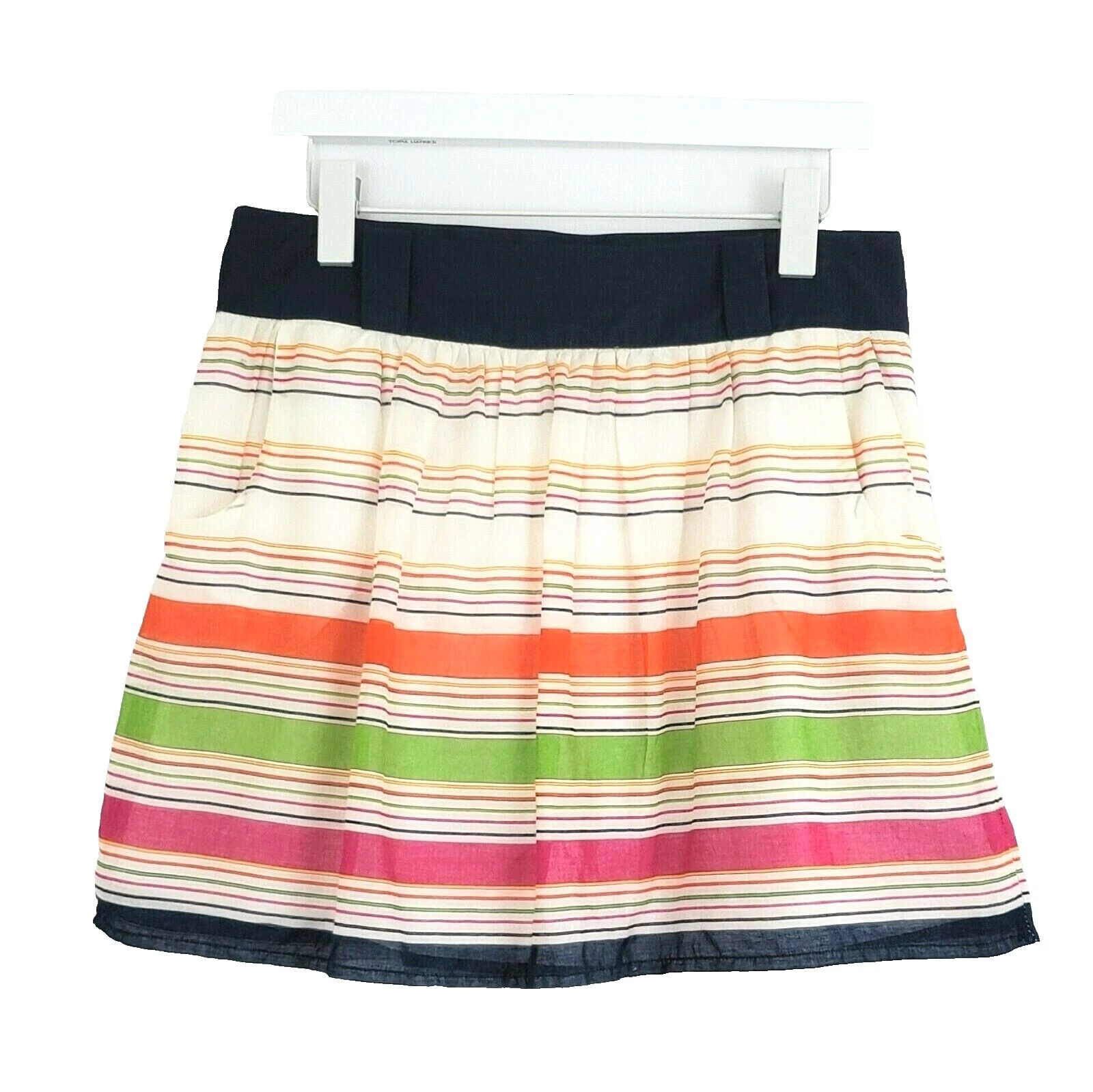 Faldas para mujer a rayas de algodón Maurices