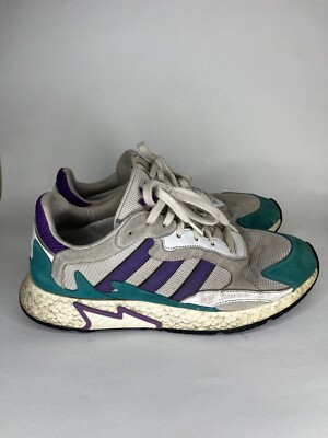 Adidas Originals Tresc Run White Purple Teal Mens Shoes EH1352