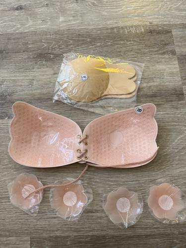 Stick On Strap Free Bra, Nip Covers & Accessories Size B Cup *FREE POST* - Picture 3 of 4