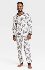 Men's Disney 100 Character Mash Up 2pc Matching Family Pajama Set SZ XL