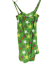 2PC HOTEL SPA GREEN Beach Wrap Towel Robe Shower Absorbnt POLYESTER w/HEADBAND L