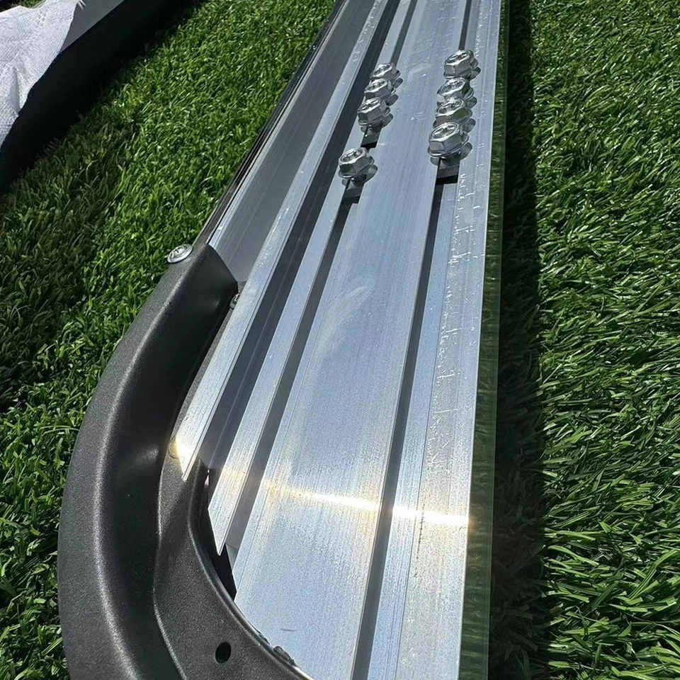 2 piezas pedal lateral fijo barra Nerf estribo estribo para Volkswagen Tiguan 2010-2016 Foto 3 de 4