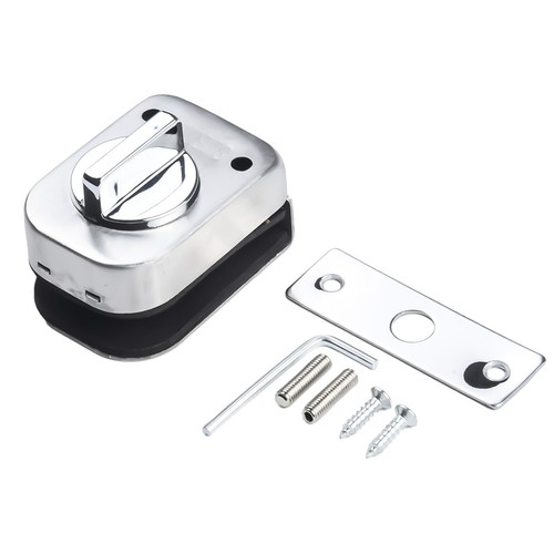 Lock for Bathroom and Balcony Glass Doors Made of High Quality Stainless Steel - Picture 15 of 24