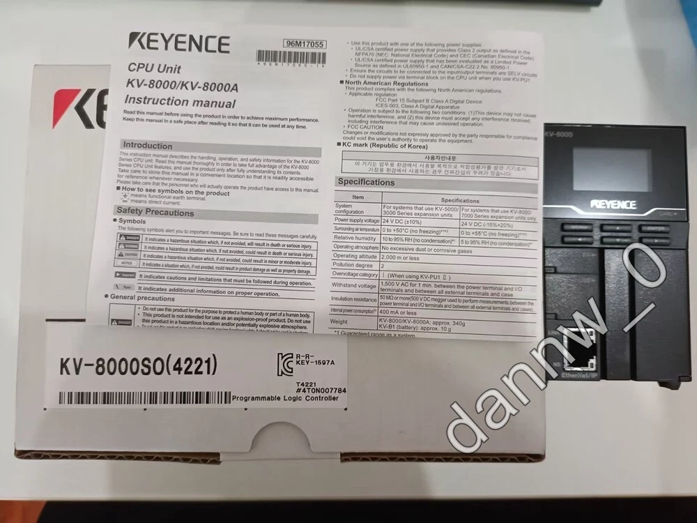 New In Box KEYENCE KV-8000SO(4221) Programmable controller | eBay